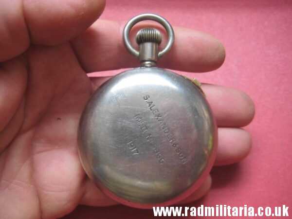 & WW1 British military STOPWATCH in working order MARK II S. Alexander & Son 1917. - Image 10