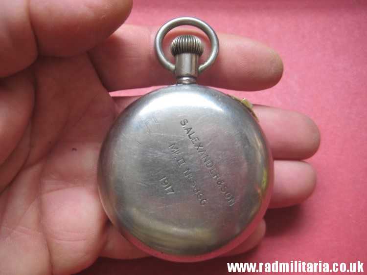 & WW1 British military STOPWATCH in working order MARK II S. Alexander & Son 1917. - Image 10