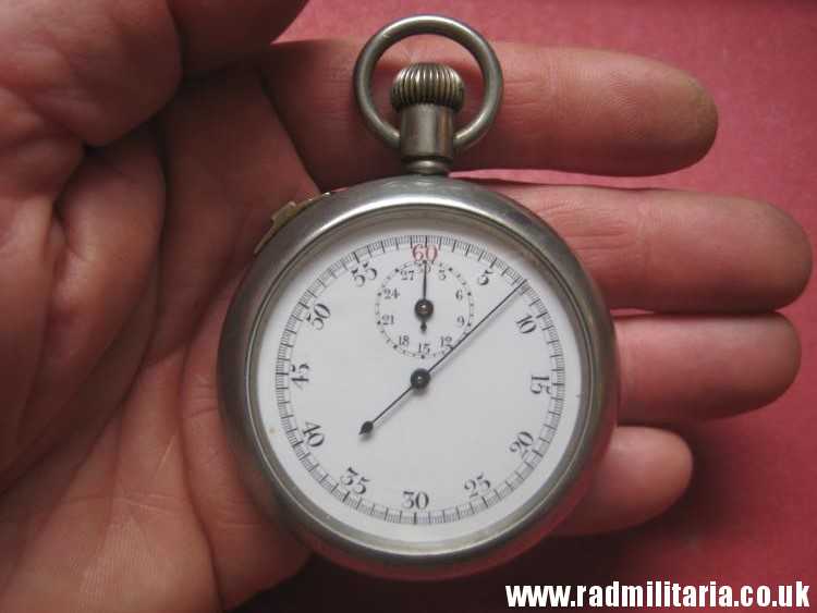 & WW1 British military STOPWATCH in working order MARK II S. Alexander & Son 1917. - Image 11