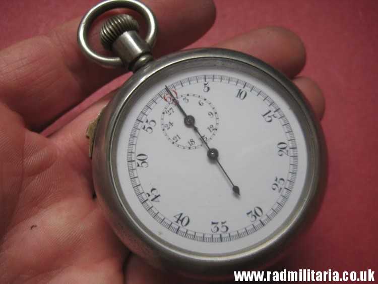 & WW1 British military STOPWATCH in working order MARK II S. Alexander & Son 1917. - Image 13