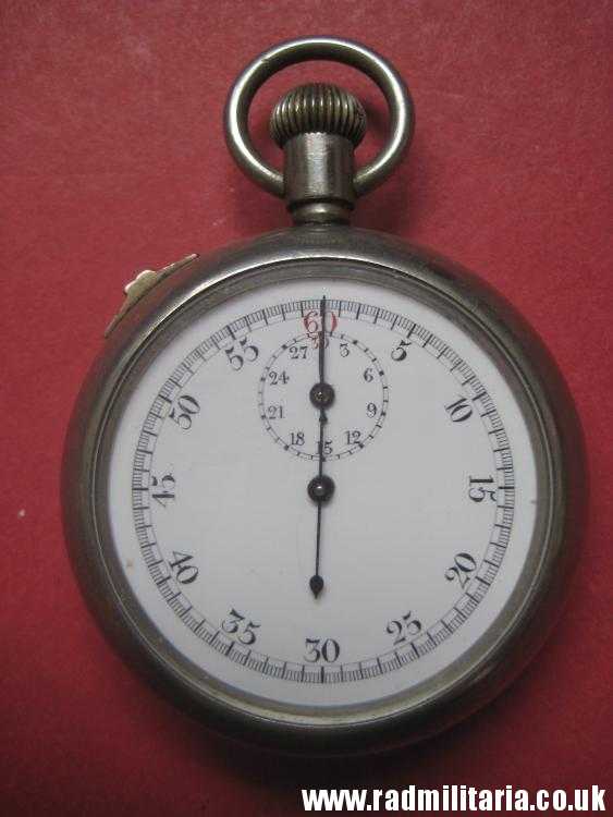 & WW1 British military STOPWATCH in working order MARK II S. Alexander & Son 1917. - Image 14
