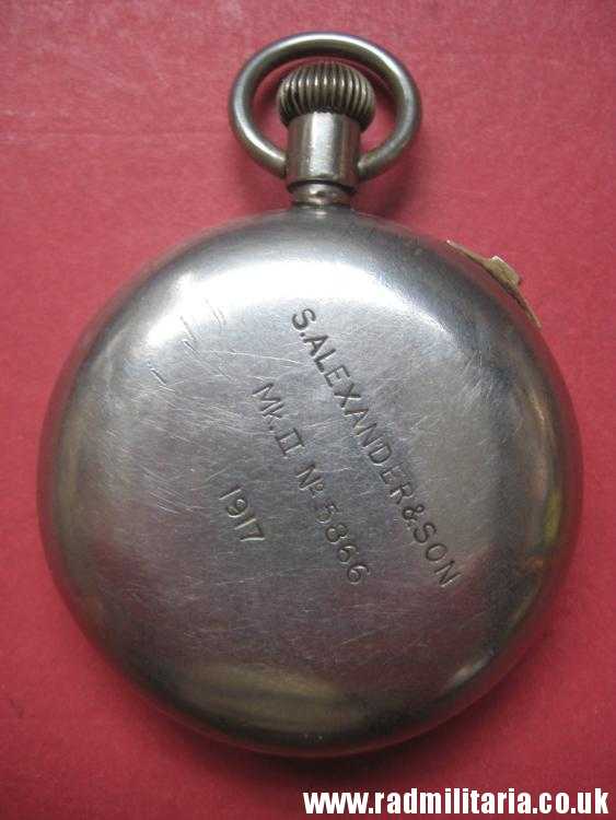 & WW1 British military STOPWATCH in working order MARK II S. Alexander & Son 1917. - Image 15