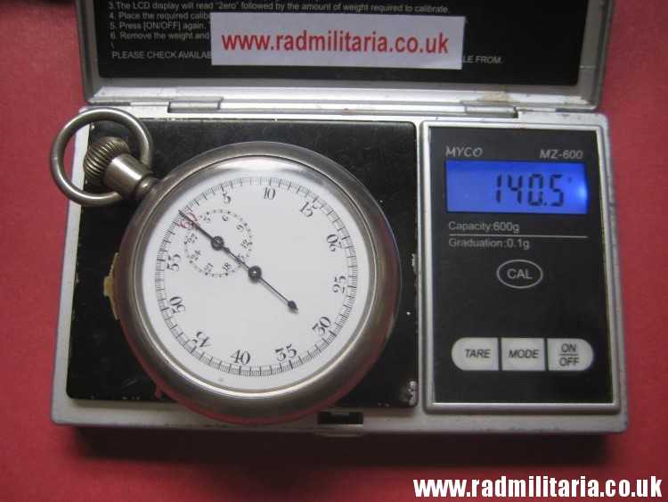 & WW1 British military STOPWATCH in working order MARK II S. Alexander & Son 1917. - Image 16