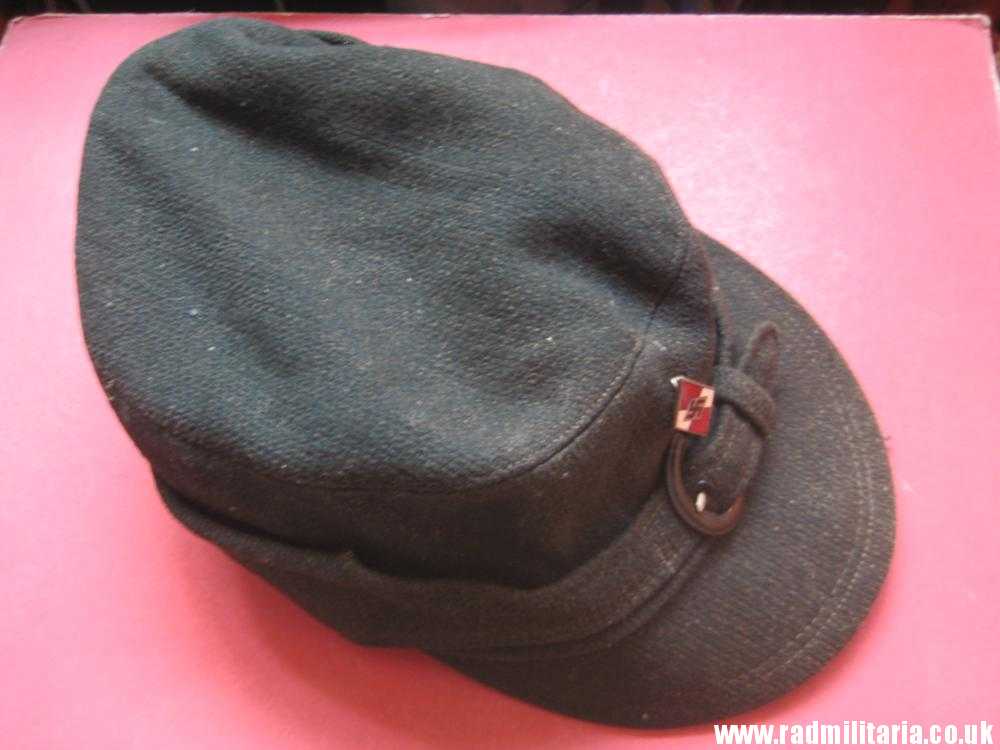 & WW2 original German Hitler Youth HJ CAP with original enamel badge RZM M1/101 - HitlerJugend, as found ! - Image 19