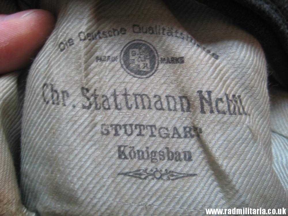 & WW2 original German Hitler Youth HJ CAP with original enamel badge RZM M1/101 - HitlerJugend, as found ! - Image 6