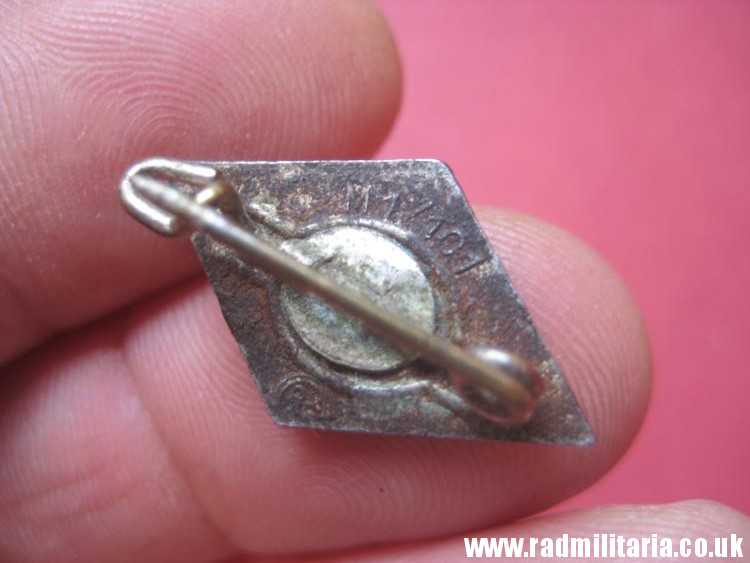 & WW2 original German Hitler Youth HJ CAP with original enamel badge RZM M1/101 - HitlerJugend, as found ! - Image 16