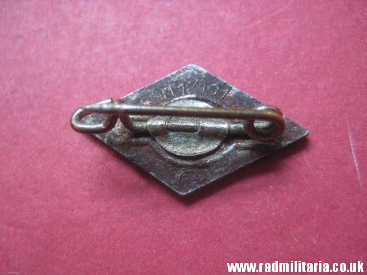 & WW2 original German Hitler Youth HJ CAP with original enamel badge RZM M1/101 - HitlerJugend, as found ! - Image 17