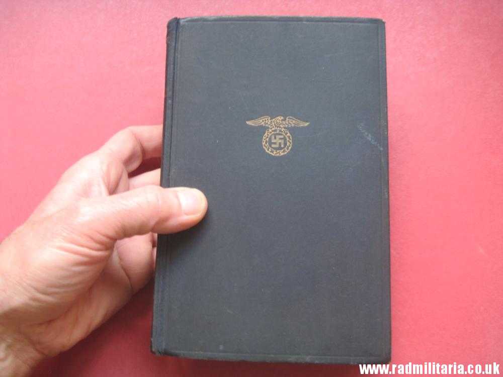 & genuine German BOOK - Adolf Hitler MEIN KAMPF Munchen 1935 - edition of the book in German.
