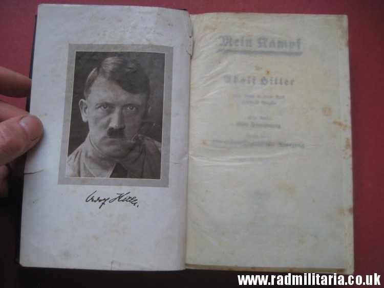 & genuine German BOOK - Adolf Hitler MEIN KAMPF Munchen 1935 - edition of the book in German. - Image 6