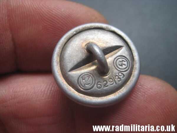 & WW2 German WAFFEN SS Tunic BUTTON - RZM 629/39 SS, very RARE ! - Image 5