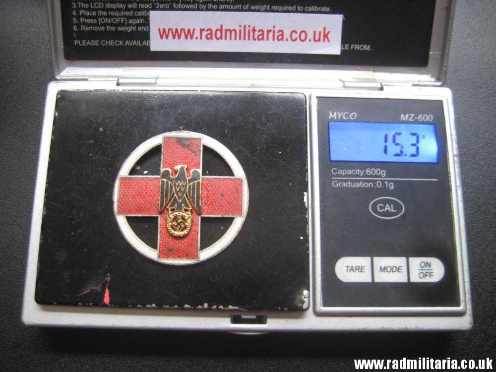 & WW2 German Red Cross ENAMEL MEDAL Fur Verdienste um das DRK - genuine. - Image 14