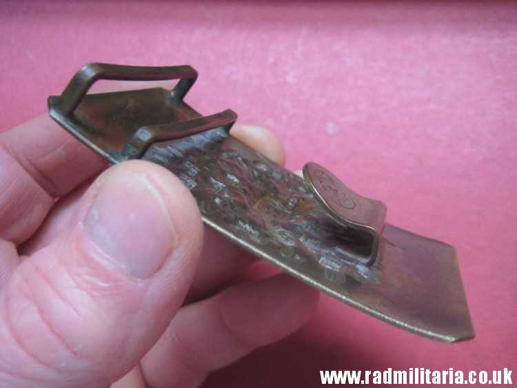 & WW1 Imperial Russia Army ARTILLERY BELT BUCKLE in v. good condition, marked - Slawa Mockwa - Image 5