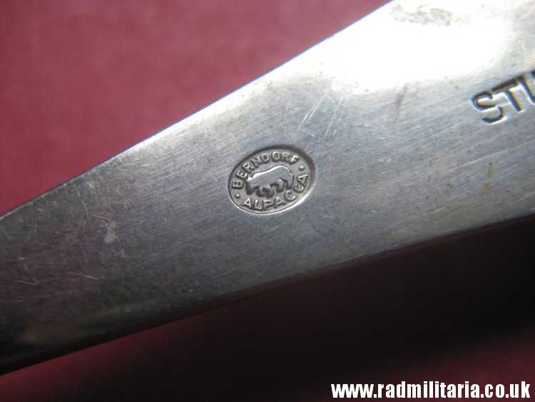 & WW2 era SET: German SPOON & FORK in good condition - DEUTSCHER STUDENTENHILFSVEREIN WIEN, maker: BERNDORF - Image 7