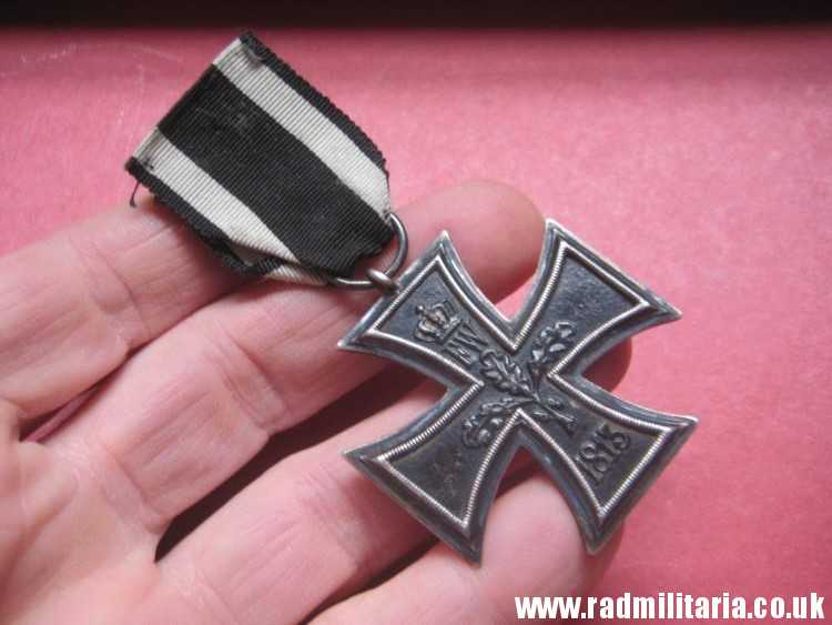 & original WW1 German IRON CROSS 2nd class in good condition NO maker marks - genuine !! - Image 2