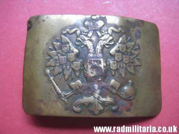 & WW1 Imperial Russia Army BELT BUCKLE in good used condition. - Image 2