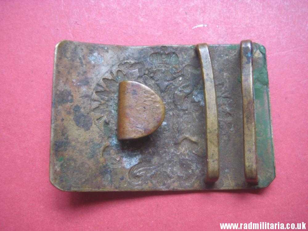 & WW1 Imperial Russia Army BELT BUCKLE in good used condition. - Image 4