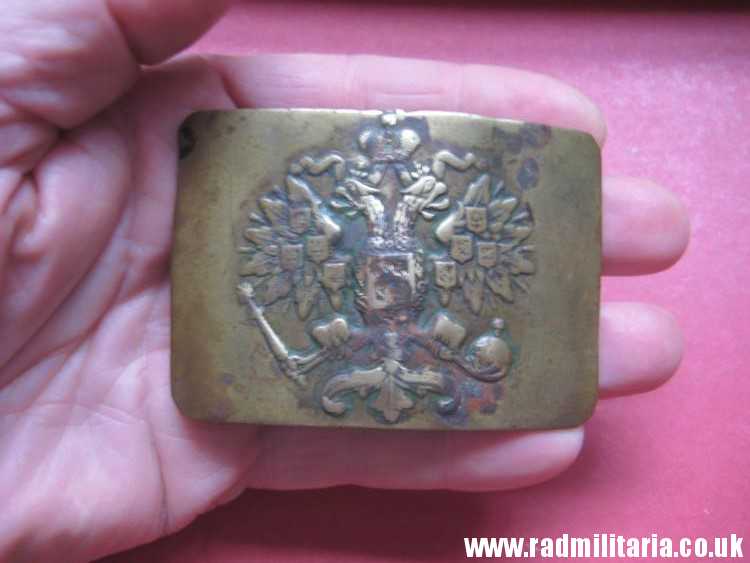 & WW1 Imperial Russia Army BELT BUCKLE in good used condition. - Image 9
