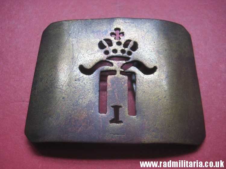 & WW1 unknown Imperial Russia small BELT BUCKLE in good used condition - rare.