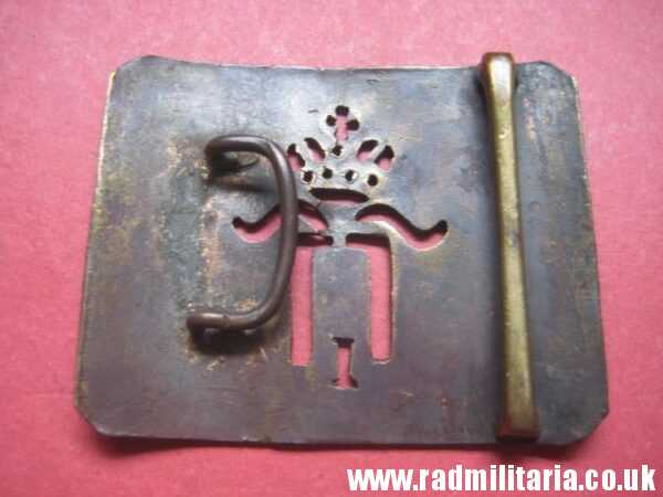 & WW1 unknown Imperial Russia small BELT BUCKLE in good used condition - rare. - Image 3