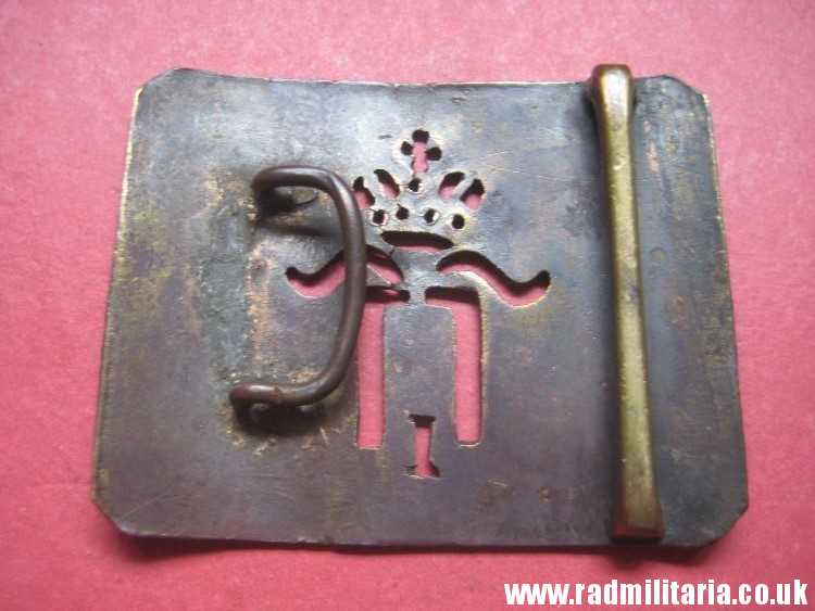 & WW1 unknown Imperial Russia small BELT BUCKLE in good used condition - rare. - Image 3