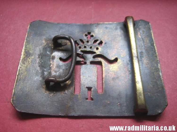 & WW1 unknown Imperial Russia small BELT BUCKLE in good used condition - rare. - Image 5
