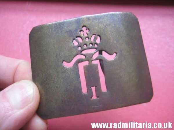 & WW1 unknown Imperial Russia small BELT BUCKLE in good used condition - rare. - Image 2