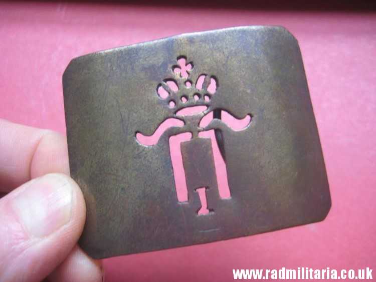 & WW1 unknown Imperial Russia small BELT BUCKLE in good used condition - rare. - Image 2
