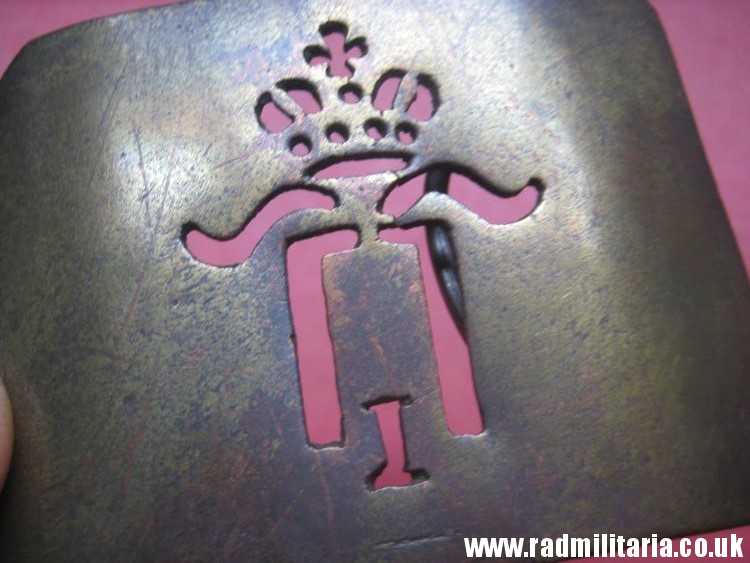 & WW1 unknown Imperial Russia small BELT BUCKLE in good used condition - rare. - Image 7
