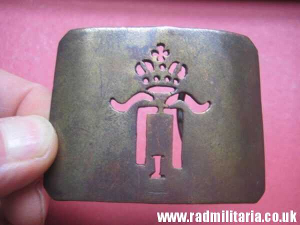 & WW1 unknown Imperial Russia small BELT BUCKLE in good used condition - rare. - Image 8