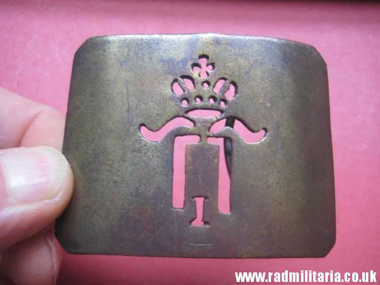 & WW1 unknown Imperial Russia small BELT BUCKLE in good used condition - rare. - Image 8