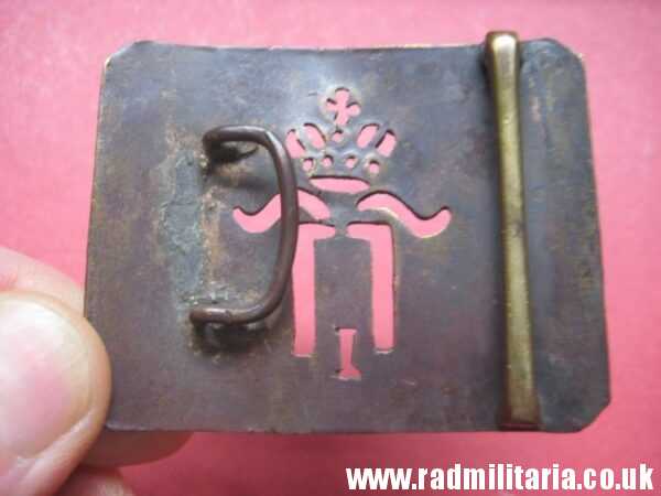 & WW1 unknown Imperial Russia small BELT BUCKLE in good used condition - rare. - Image 9