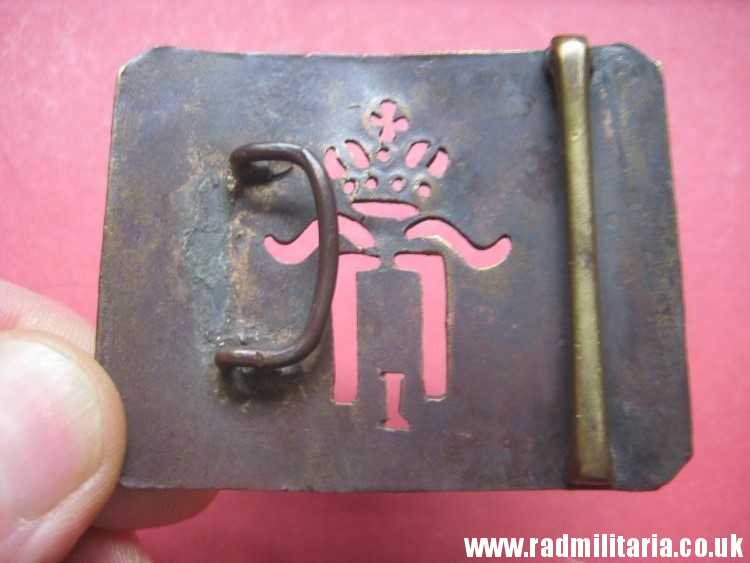 & WW1 unknown Imperial Russia small BELT BUCKLE in good used condition - rare. - Image 9