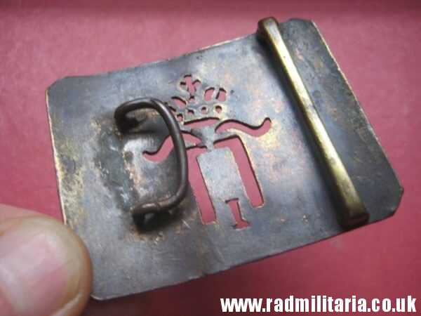 & WW1 unknown Imperial Russia small BELT BUCKLE in good used condition - rare. - Image 10