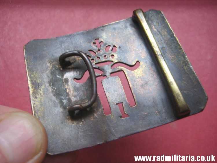 & WW1 unknown Imperial Russia small BELT BUCKLE in good used condition - rare. - Image 10