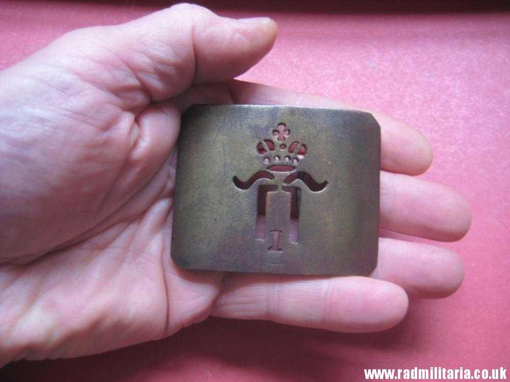 & WW1 unknown Imperial Russia small BELT BUCKLE in good used condition - rare. - Image 11