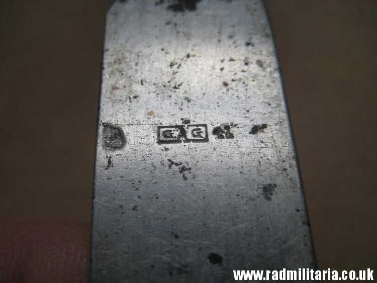 & WW2 original German FORK with Eagle marked: GAG 41 stainless steel - 3RD REICH CUTLERY. - Image 16