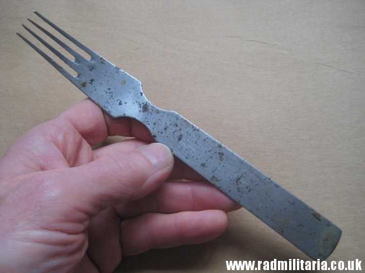 & WW2 original German FORK with Eagle marked: GAG 41 stainless steel - 3RD REICH CUTLERY. - Image 19