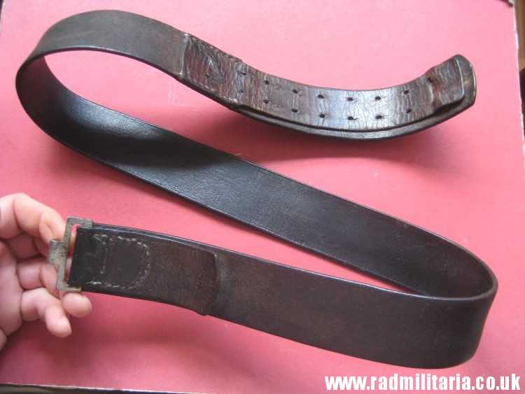& pre WW2 German LEATHER BELT maker: OTTO JAHNKE Berlin 1934 - 100% Genuine ! - Image 14