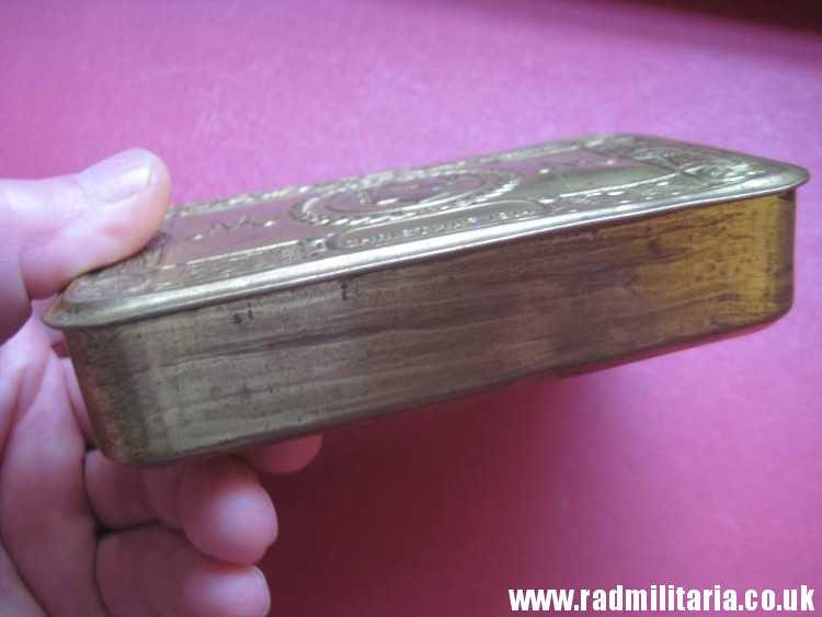 & WW1 Original Brass Princess Mary Christmas 1914 Gift Cigarette Box Case. - Image 5