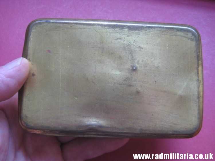 & WW1 Original Brass Princess Mary Christmas 1914 Gift Cigarette Box Case. - Image 12