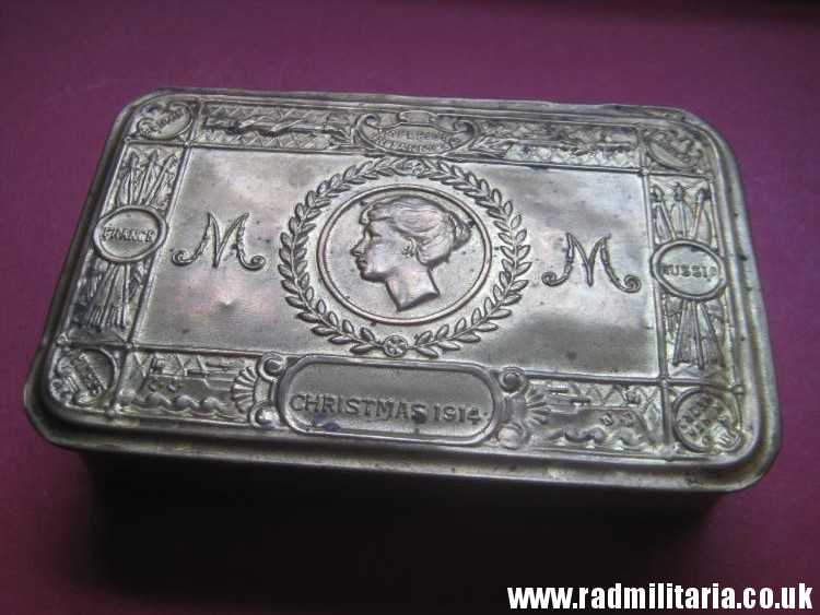 & WW1 Original Brass Princess Mary Christmas 1914 Gift Cigarette Box Case. - Image 15