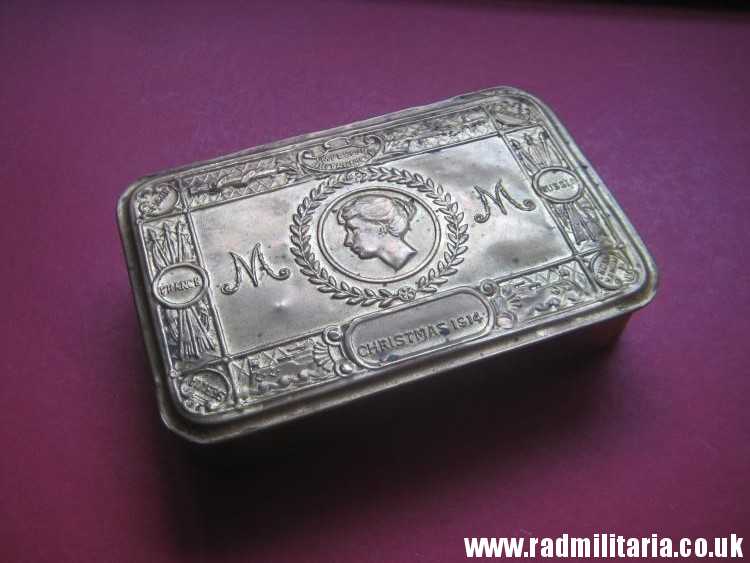 & WW1 Original Brass Princess Mary Christmas 1914 Gift Cigarette Box Case. - Image 18