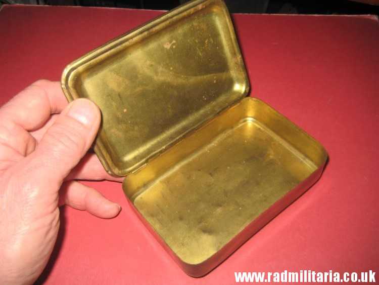 & WW1 Original Brass Princess Mary Christmas 1914 Gift Cigarette Box Case, inscription: "J. Jones to Coy MT ASC". - Image 15