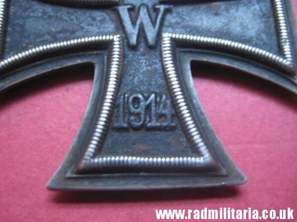 & original WW1 German IRON CROSS 2nd class - damaged. - Image 6
