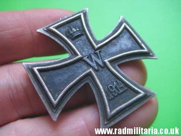 & original WW1 German IRON CROSS 2nd class - damaged.