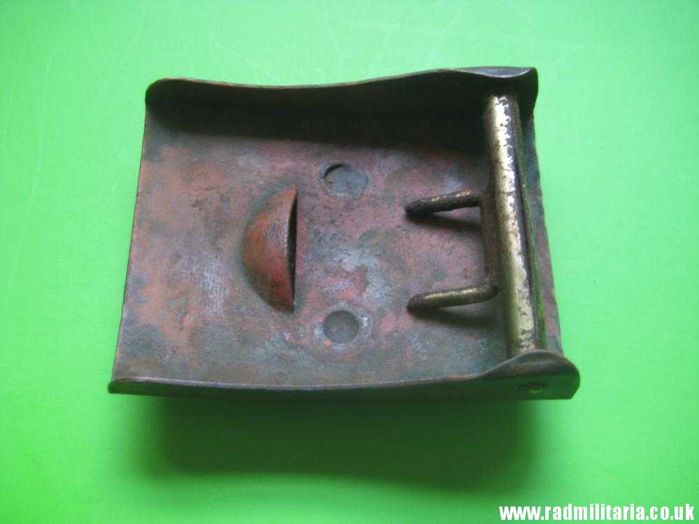 & WW1 original German BELT BUCKLE made of brass. 100% genuine !! - Image 6