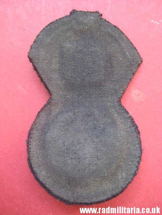 & WW2? unknown British PATCH cap badge? with King's Crown. Good condition. - Image 8