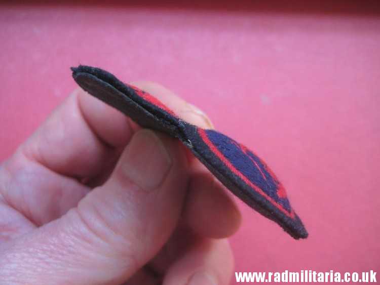 & WW2? unknown British PATCH cap badge? with King's Crown. Good condition. - Image 11