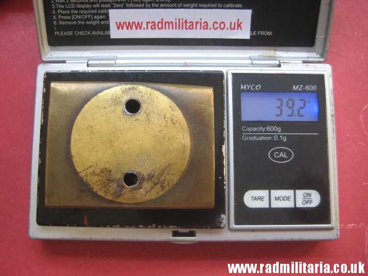 & WW1 original German/Prussian BELT BUCKLE made of brass with lost nickel center. - Image 14