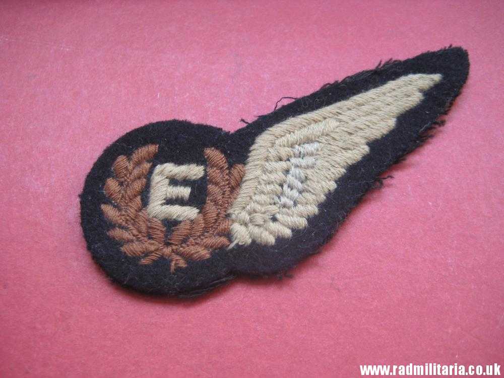 & Royal Air Force RAF PATCHE - Flight Engineer brevet, original. - Image 2